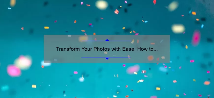 Transform Your Photos with Ease: How to Replace Colors in Photoshop Express