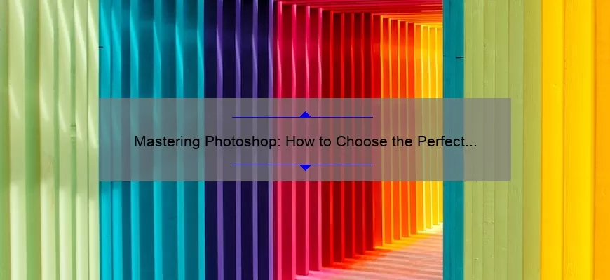 Mastering Photoshop: How to Choose the Perfect Transparent Color [Step-by-Step Guide with Stats and Tips]