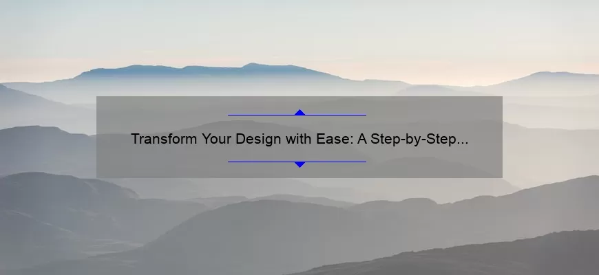 Transform Your Design with Ease: A Step-by-Step Guide on How to Change the Color of the Background in Photoshop [Includes Statistics and Useful Tips]